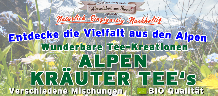 Alpenländische Bio - Kräutertee's